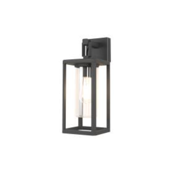 Mantra Alps Black Downward Facing Exterior Wall Light - IP65