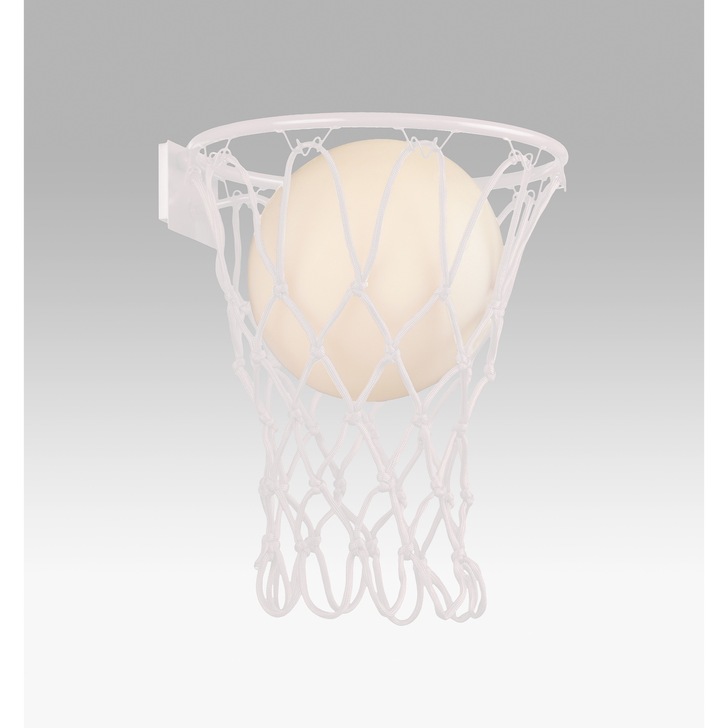 Mantra Basketball Wall Light Matt White