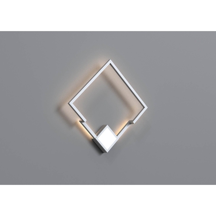 Mantra Boutique LED Medium Square Wall Light White - 3000K