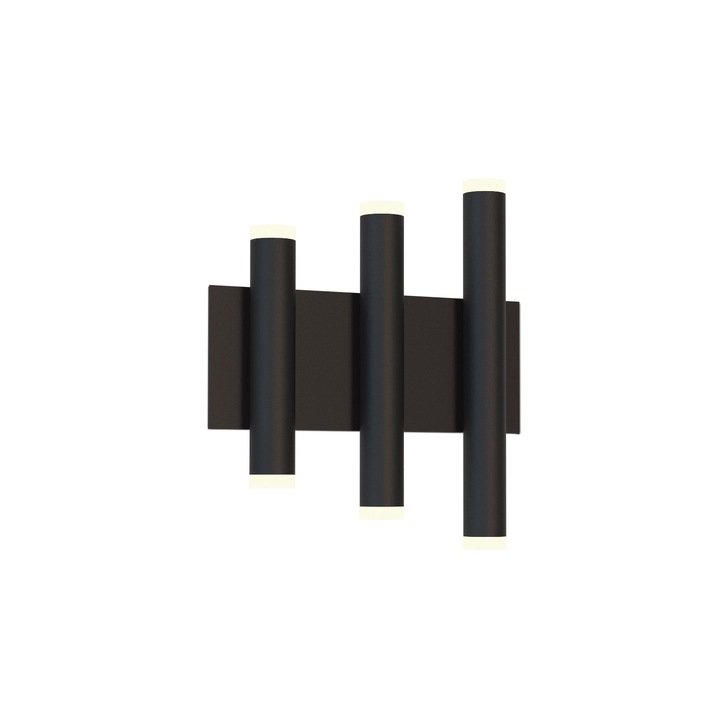 Mantra Cala 6 Light LED Wall Light Sand Black