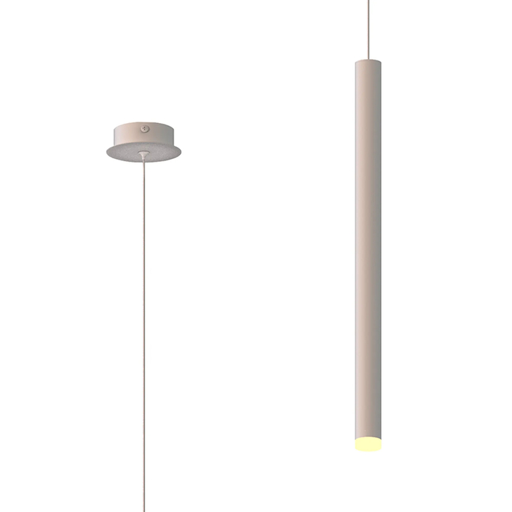 Mantra Cala Single LED Pendant Sand White