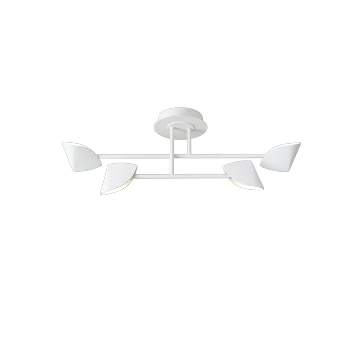 Mantra Capuccina Small LED 4 Light Semi-Flush Ceiling Light White - 3000K