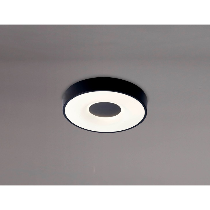 Mantra Coin 56W LED Round Ceiling Light Black