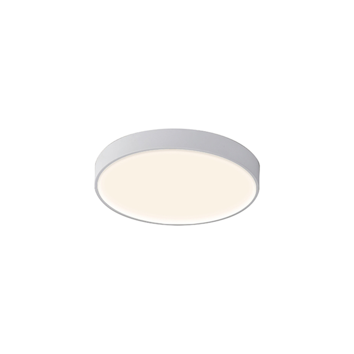 Mantra Cumbuco II 38CM Round White Flush Led Bulkhead Light - CCT SWITCHABLE 2700K/3300K/4000K