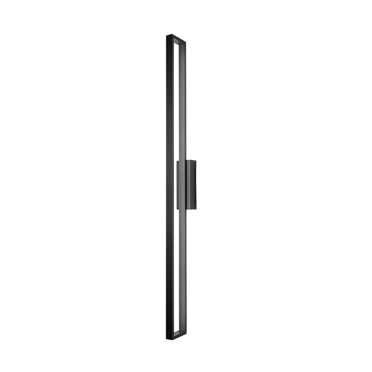 Mantra Durban Large Black Open Rectangular Led Wall/Ceiling Light - 3000K