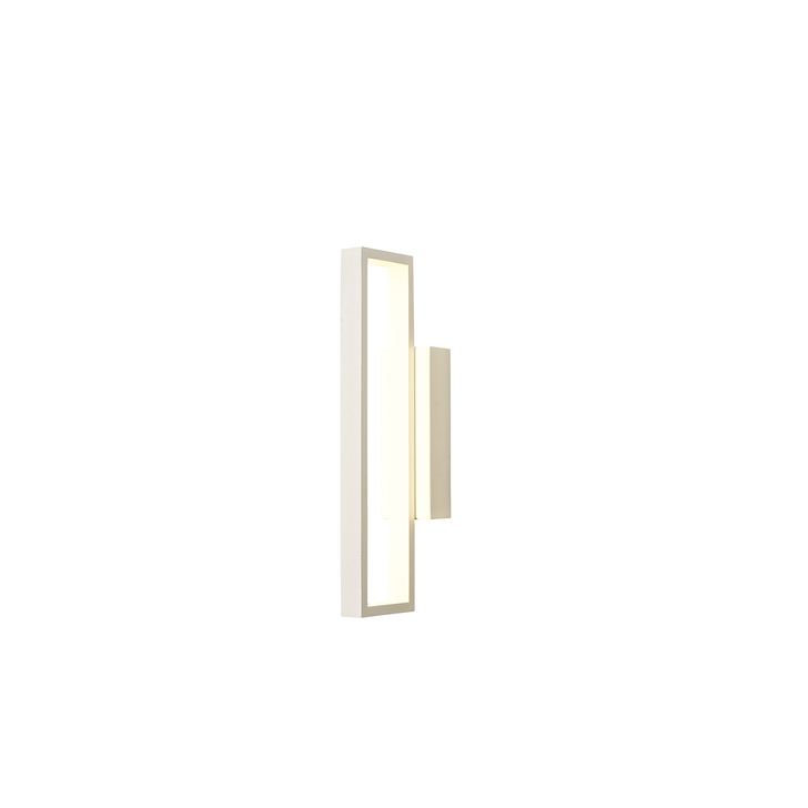 Mantra Durban Small White Open Rectangular Led Wall/Ceiling Light - 3000K