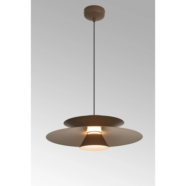 Mantra Estrella 50cm Round Dark Coffee Modern Led Pendant - Dimmable - 3000K