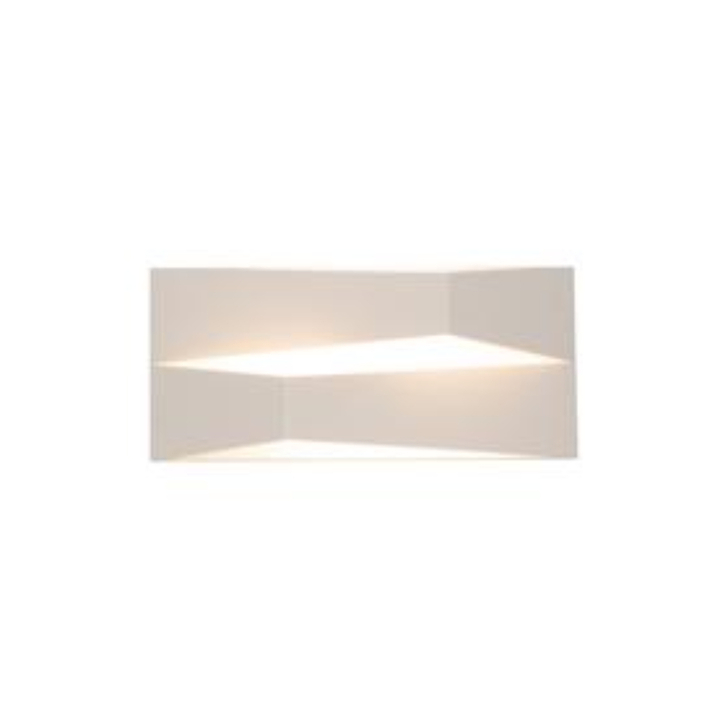 Mantra Fuji 10W White Led Rectangle Wall Light - 3000K