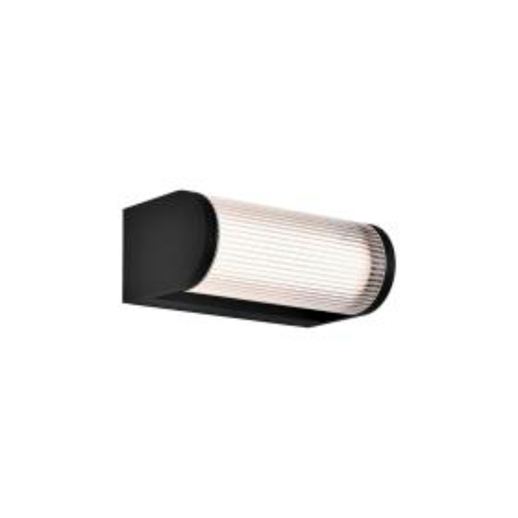 Mantra Gant Black Led Exterior Wall Light - IP65 - 3000K