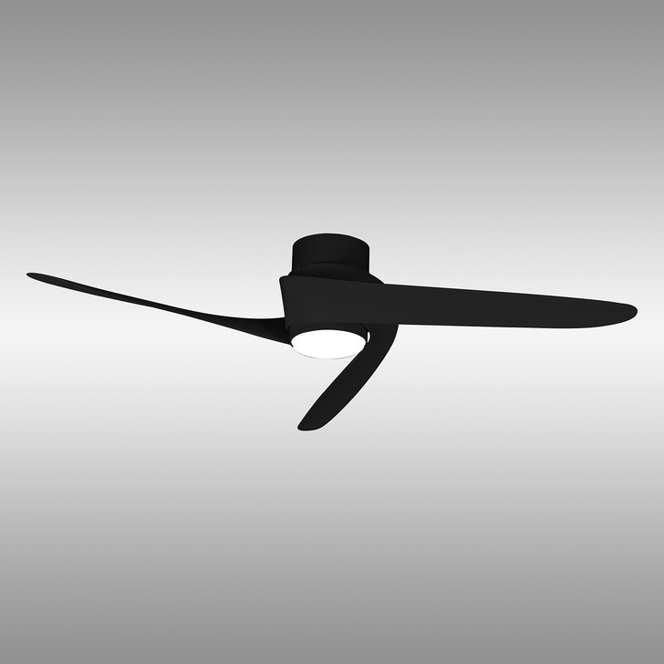 Mantra Groenland Black Led Ceiling Fan Light Controllably Via Remote - 2700K - 5000K