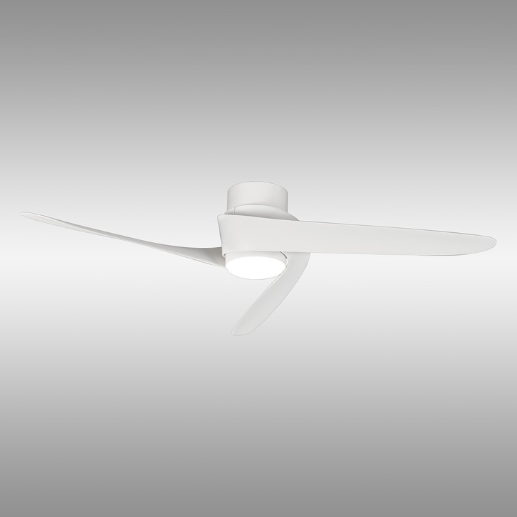 Mantra Groenland White Led Ceiling Fan Light Controllably Via Remote - 2700K - 5000K