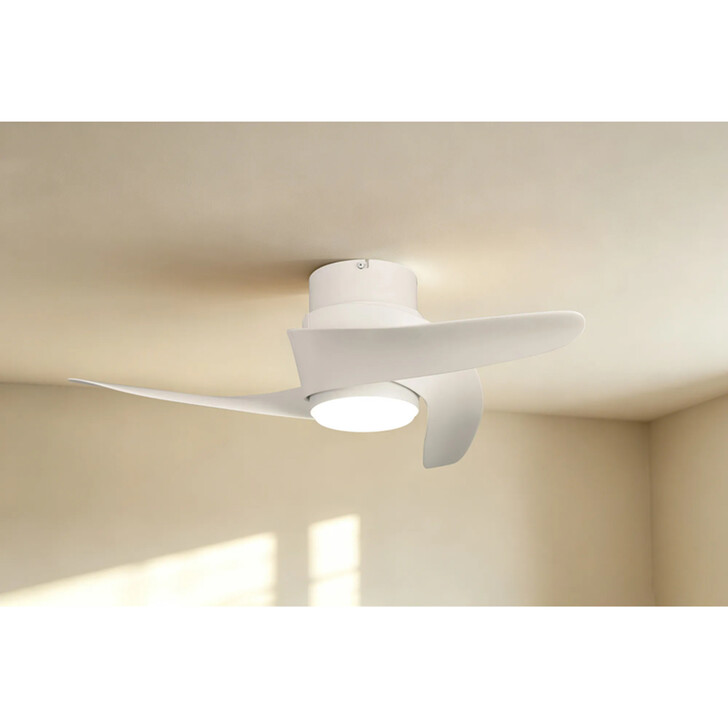Mantra Groenland XS 79.5cm White Led Ceiling Fan Light C/w Remote Control 2700-5000K