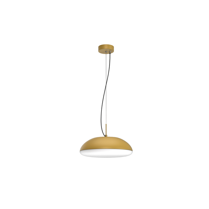 Mantra Kazz Gold 4 Light Ceiling Pendant Complete With White Diffuser