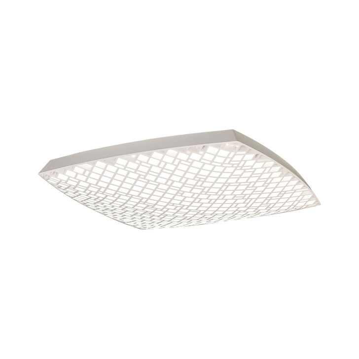 Mantra Large White Urban Flush Grid Adjustable Led Ceiling Light Complete With Remote - M7888 - 27000-5000K Tuneable