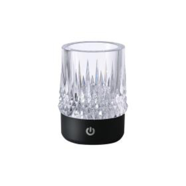 Mantra Lax Black Rechargeable Battery Operated Led Table Lamp - IP44 - 3000K - 3 Stage Dimmable