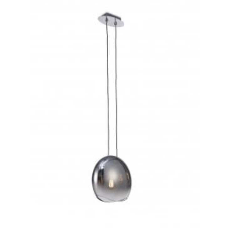 Mantra Lens 40cm Smoked Ombre Glass Pendant - Clearance