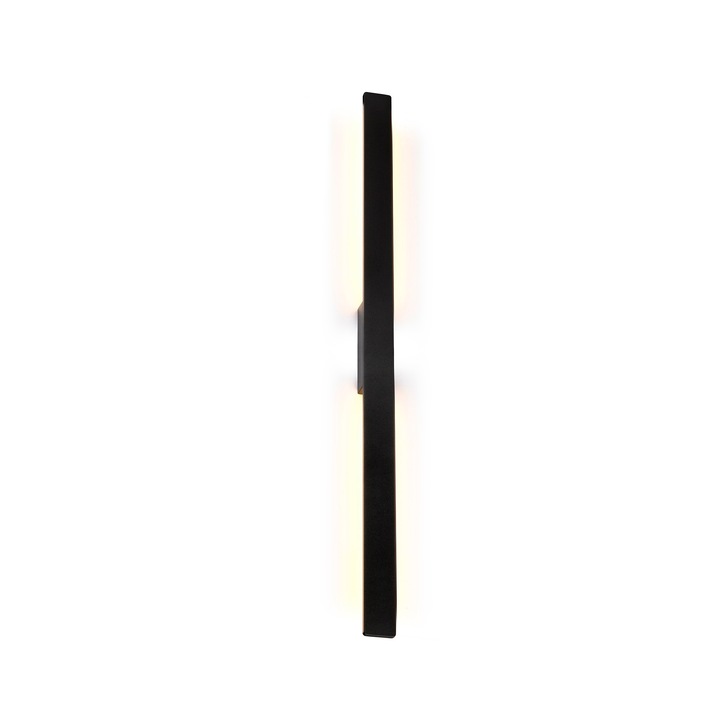 Mantra Lotus Slim LED Exterior Wall Light 1.2m Black - 3000K, IP54