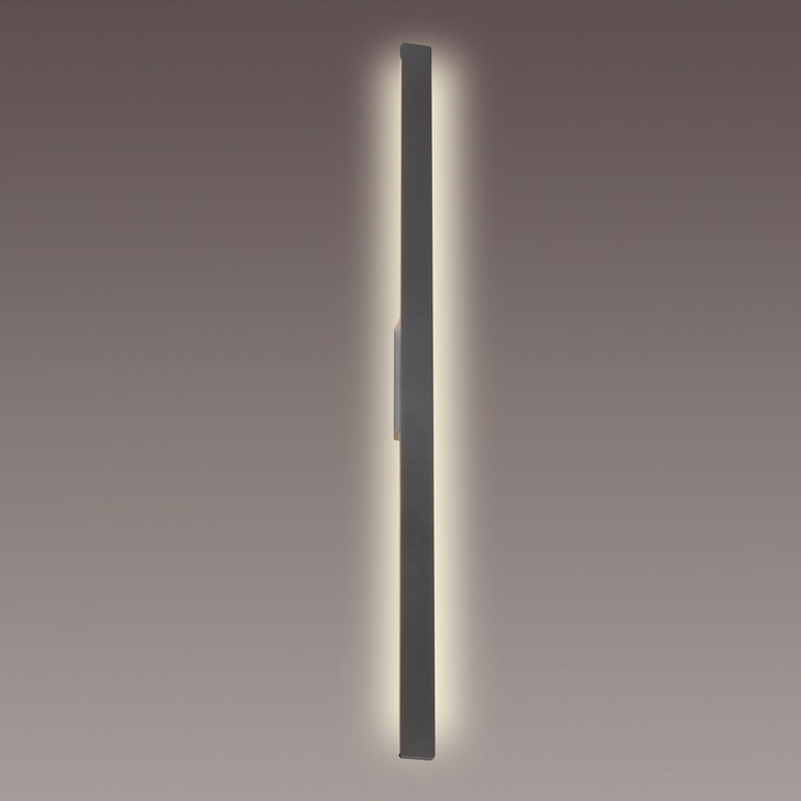 Mantra Lotus Slim LED Exterior Wall Light 1.4m Anthracite - 3000K, IP54