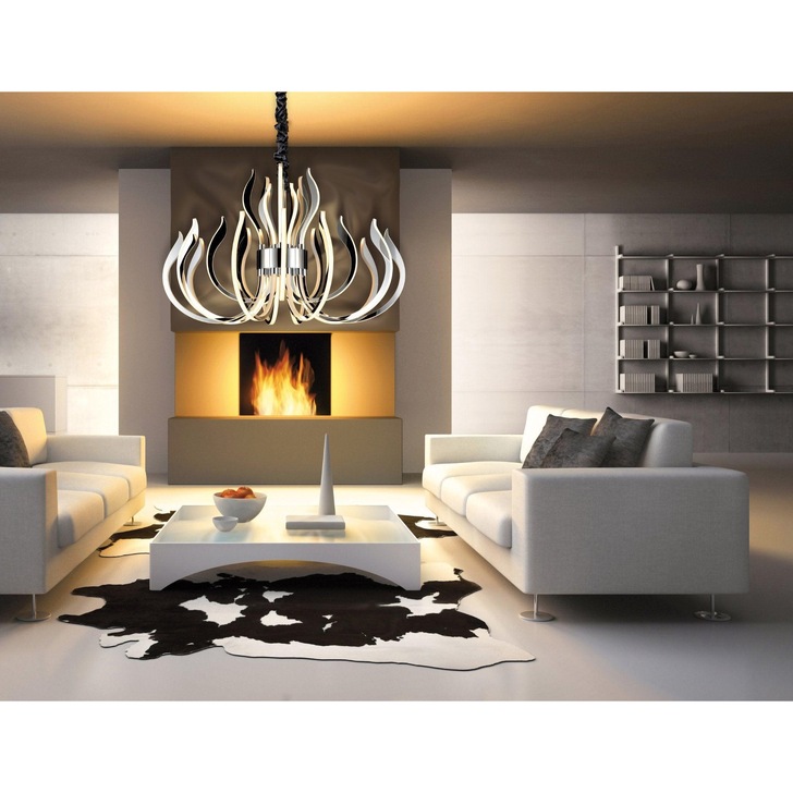 Mantra M5560 Versailles Polished Chrome Led Chandelier - 3000K