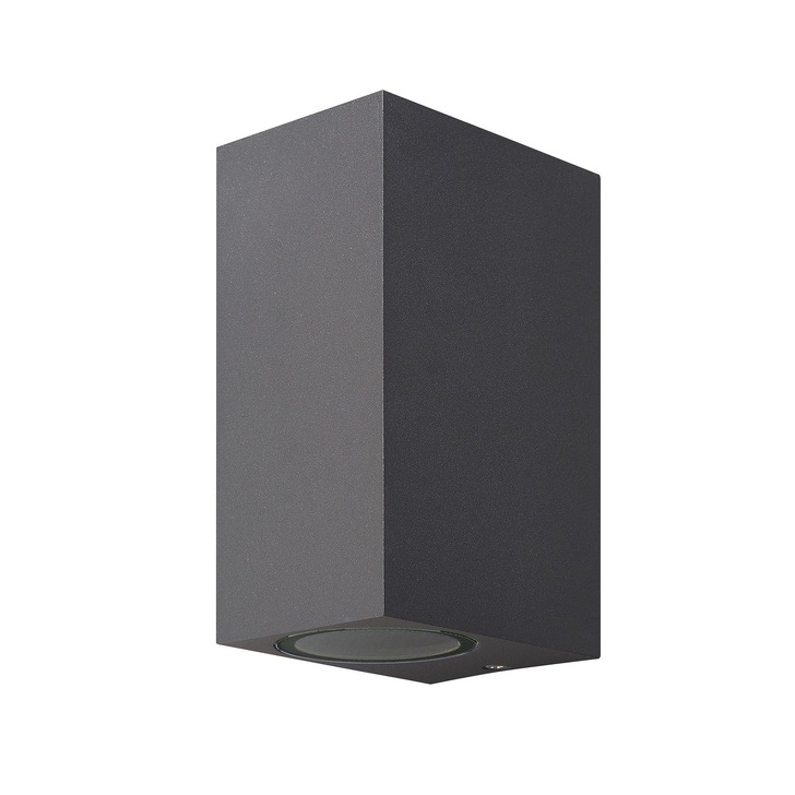 Mantra M6514 Kandanchu Anthracite Square Twin Exterior Wall Light