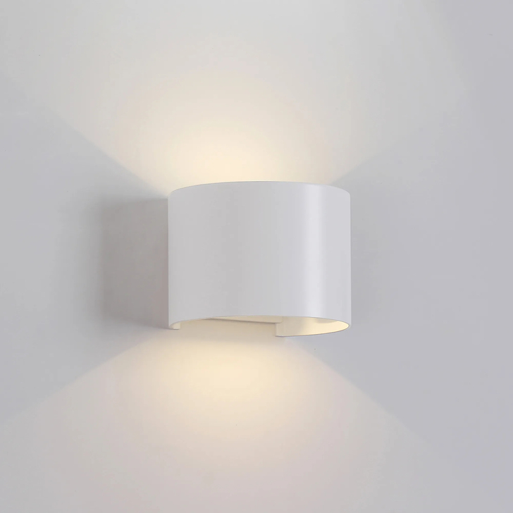 Mantra M6523 Davos White Led Exterior Wall Light - 3000K