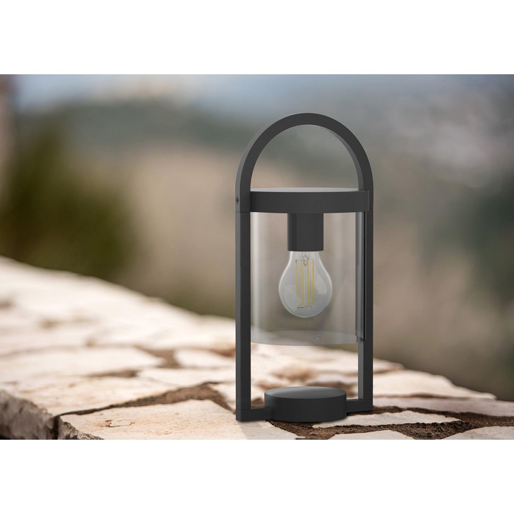 Mantra M6550 Maya Anthracite Exterior Pedestal Lamp