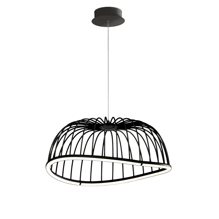 Mantra M6684 Celeste Medium Black Led Pendant - 3000K