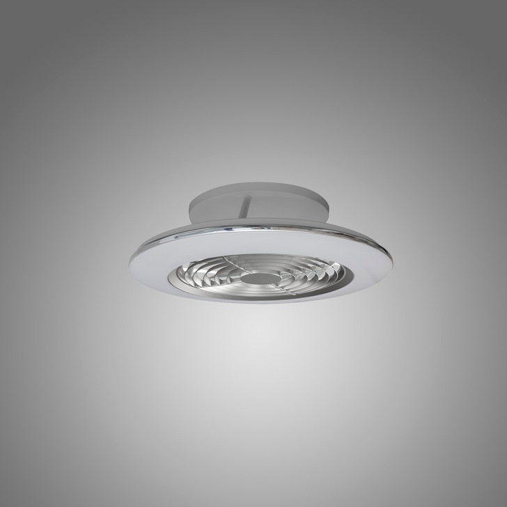 Mantra M7494 Alisio Mini Silver Ceiling Fan Light C/W Remote Control