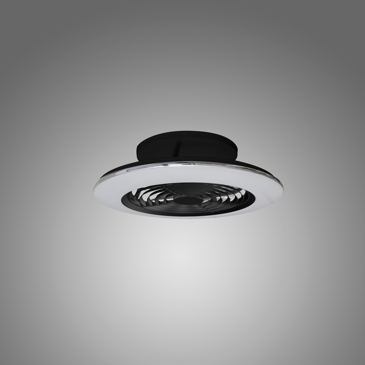 Mantra M7495 Alisio Mini Black Ceiling Fan Light C/W Remote Control