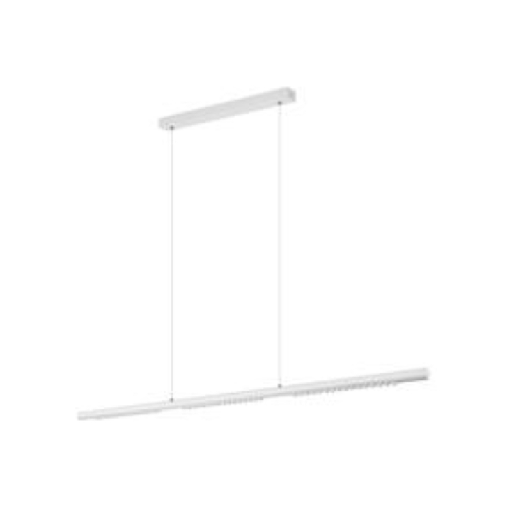 Mantra Meca 25W Linear White Led Slim Horizontal Island Pendant Light - 4000K