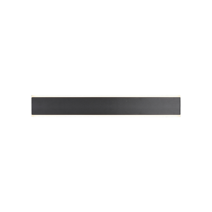 Mantra Nelson Large 24W Black CCT Switchable Led Wall Light - 2700K/3200K/4000K