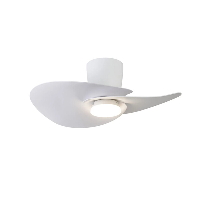 Mantra Nenufar White Led Ceiling Fan Light Complete With Remote - 3000-5000K
