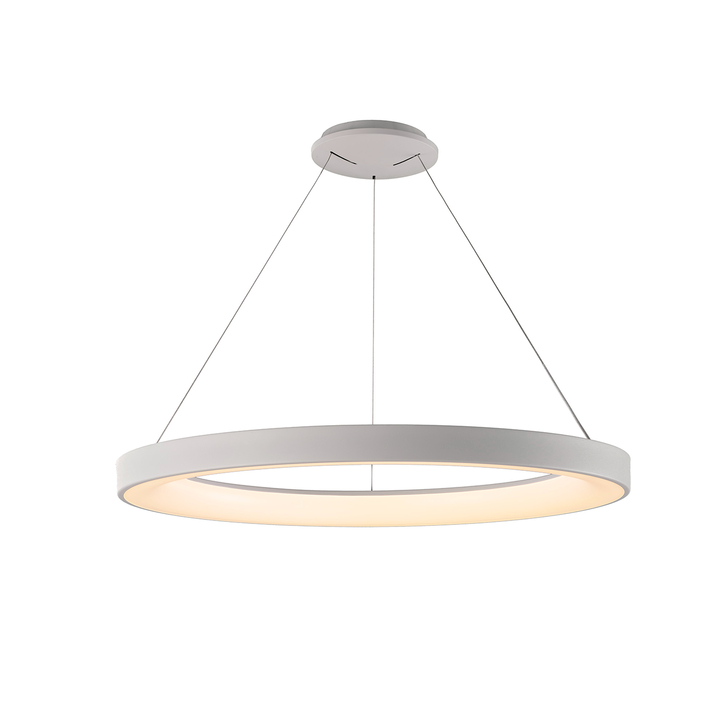 Mantra Niseko II Extra Large 90cm LED White Ring Pendant Complete With Remote Control & App - 2700K-6000K Tuneable