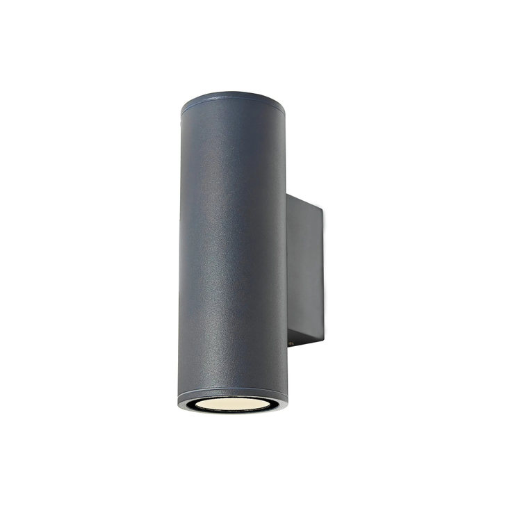 Mantra Pere 2 Light Dark Grey Up And Down Exterior Wall Light - IP65