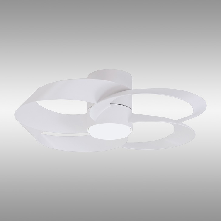 Mantra Rose Modern White Led Ceiling Fan Light Complete WIth Remote Control - 2700-5000K