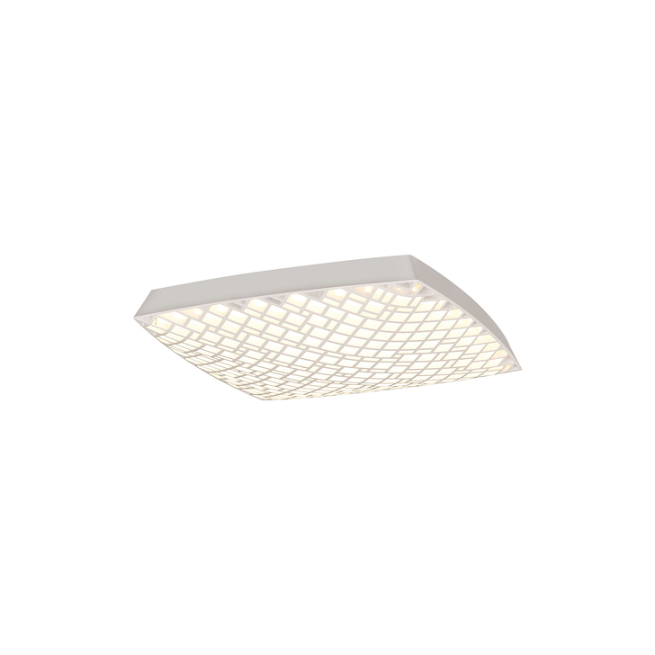 Mantra Small White Urban Flush Grid Adjustable Led Ceiling Light Complete With Remote - M7886 - 27000-5000K Tuneable