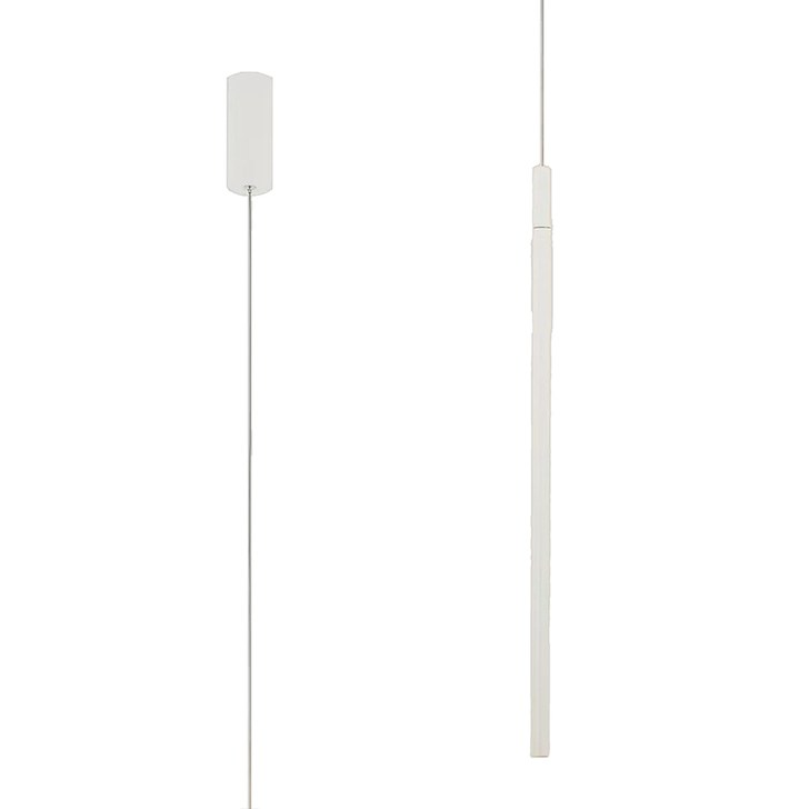 Mantra Torch Ultra Slim Vertical White Led Pendant Light - 3000K