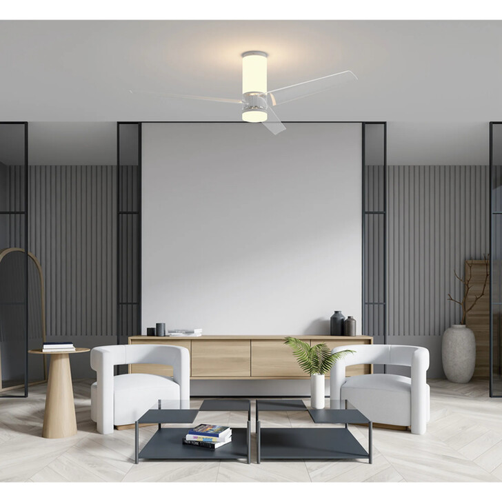 Mantra Up And Down White Led Ceiling Fan Light Complete With Remote - 2700-5000K