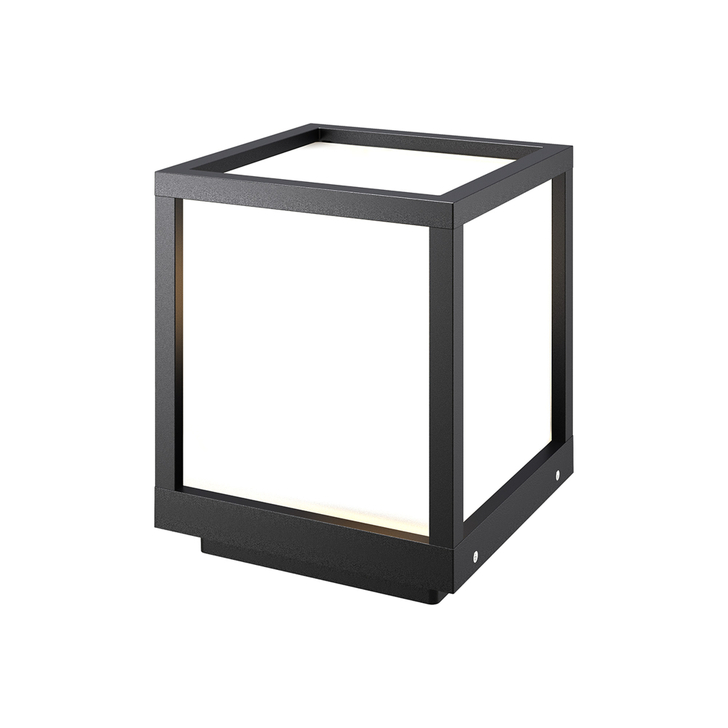 Mantra Utah Modern 1 Light Graphite Pedestal Lamp - IP65