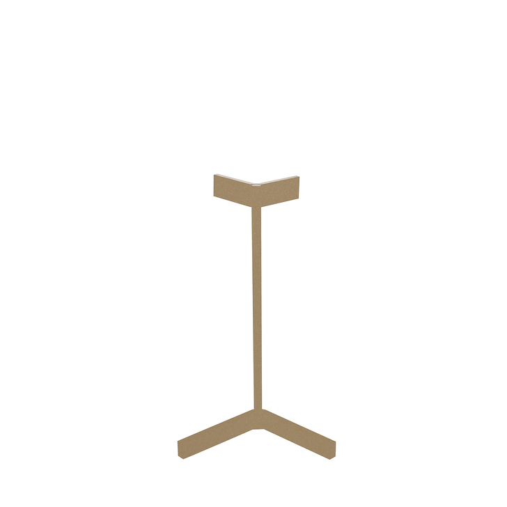 Mantra Vector Triangular Angled Gold Led Table Lamp Complete With In-Line Switch - 3000K