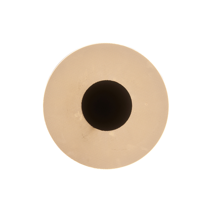 Mantra Venus Black Round Led Wall Light - 3000K