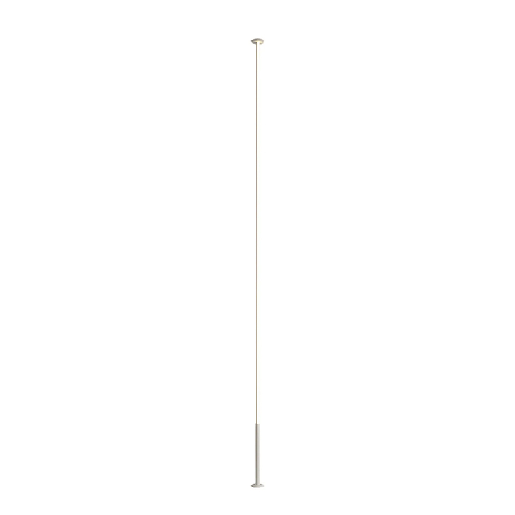 Mantra Vertical Large Black Slim 1 Light Led Dimmable Pole Floor Lamp - 3000K