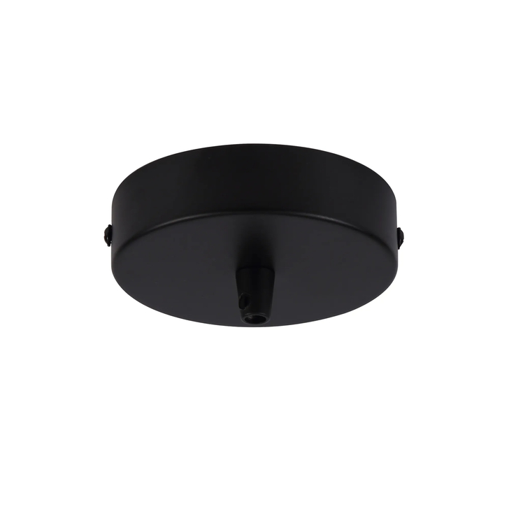 Matt Black Ceiling Rose With Cable Clamp