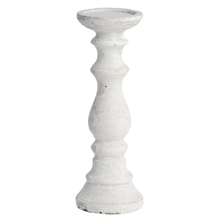 Medium Detailed Stone Candle Holder