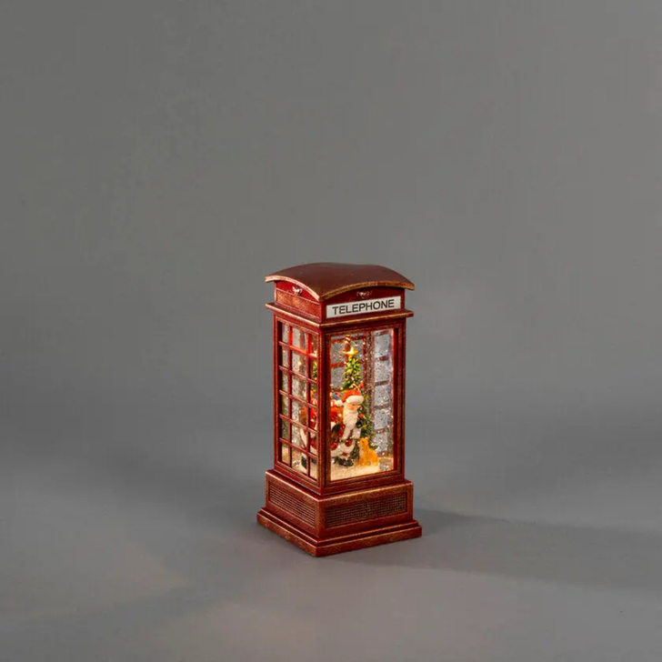 Mini water lantern 3xAA Phone booth, w.white Led, timer