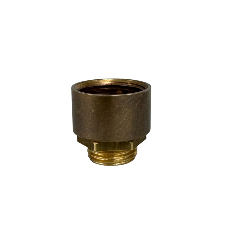 Navigator Antique Brass Conduit Adaptor - Solid Brass, Coastal