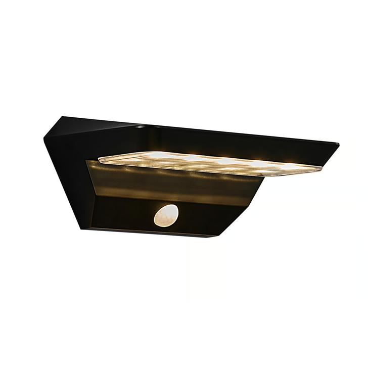 Nordlux Agena Solar Wall Light Black
