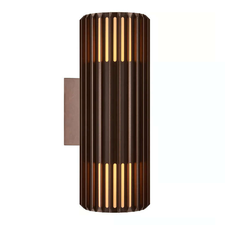 Nordlux Aludra Double Wall Light Seaside brown metallic