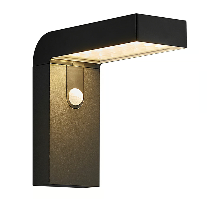 Nordlux Alya Solar Wall Light Black