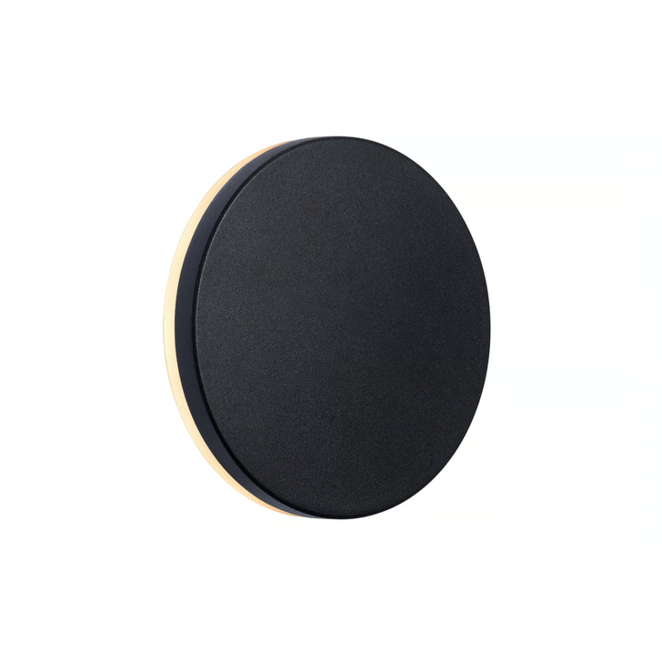 Nordlux Artego Round Wall Light Black